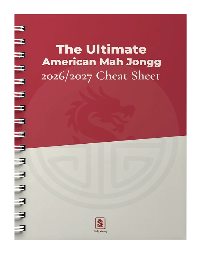 The Ultimate American Mah Jongg 2026/2027 Cheat Sheet spiral-bound guide