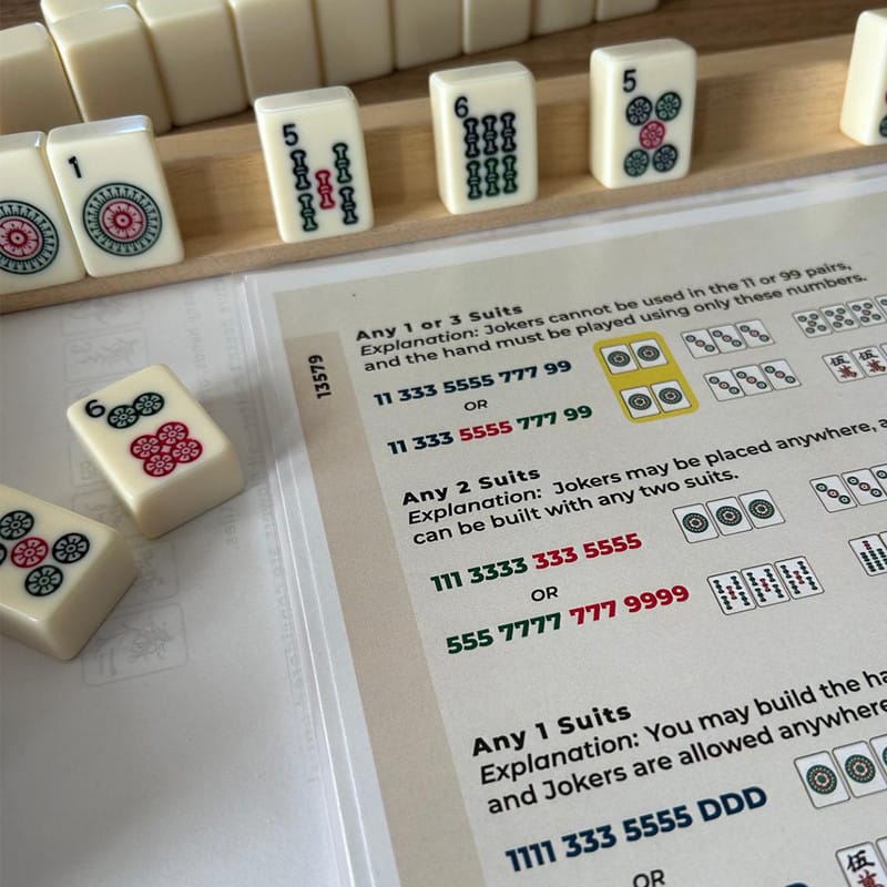 Mahjong setup photo submitted with the review from Linda R.