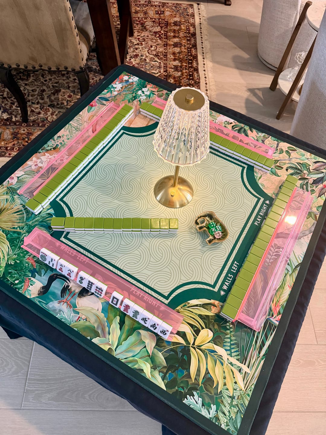 Mahjong setup photo submitted with the review from Margaret S.